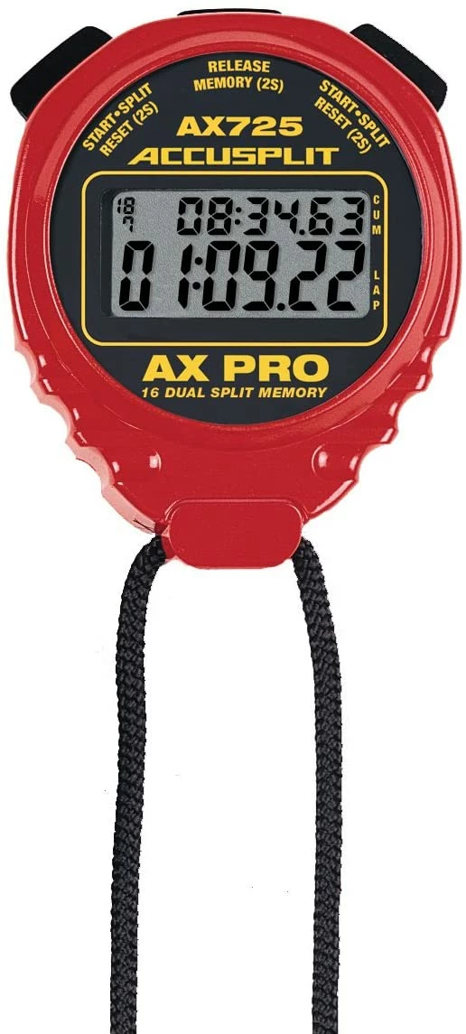 ACCUSPLIT INC PRO 16 MEMORY RUBY CLASSIC STOPWATCH 3 ACCUSPLIT INC PRO 16 MEMORY RUBY CLASSIC STOPWATCH