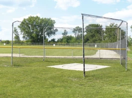 Gill Athletics PRO-DOWN DISCUS CAGE W/GROUND SLEEVES 3 Gill Athletics PRO-DOWN DISCUS CAGE W/GROUND SLEEVES