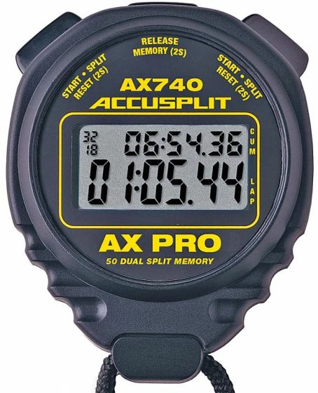 ACCUSPLIT INC PRO "X" 50 MEMORY STOPWATCH 3 ACCUSPLIT INC PRO "X" 50 MEMORY STOPWATCH