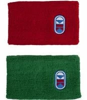 CLIFF KEEN ATHLETIC TOURNAMENT WRIST BANDS (RED/GREEN)
