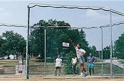 Gill Athletics PRO-DOWN DISCUS CAGE W/PLATES