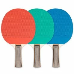 Champion Sports CHAMPION TABLE TENNIS PADDLE (WOOD RUBBER FACE)