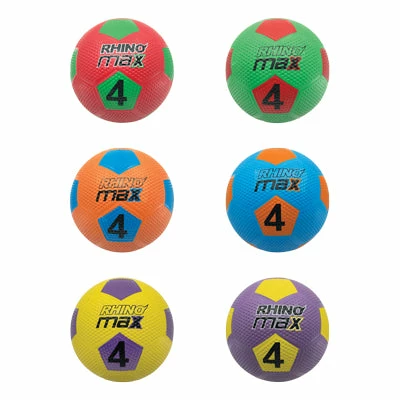 Champion Sports CHAMPION RHINO® MAX SOCCER/PLAYGROUND BALL SET 3 Champion Sports CHAMPION RHINO® MAX SOCCER/PLAYGROUND BALL SET